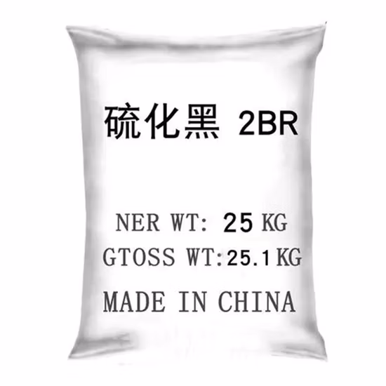 2020 Factory Price Dyestuffs Sulphur Black Br200% for Textile Dye